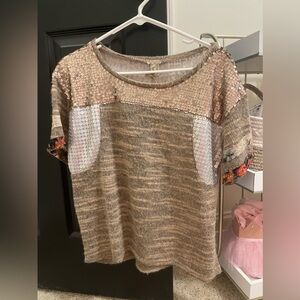 NWT BKE gimmicks boutique top L
